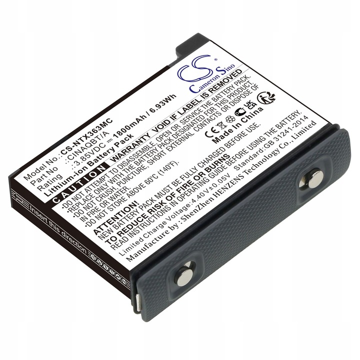 CINAQBT/A akkumulátor Insta360 Insta 360 One X3 kamerához, CS-NTX363MC, Cameron Sino, 1800 mAh
