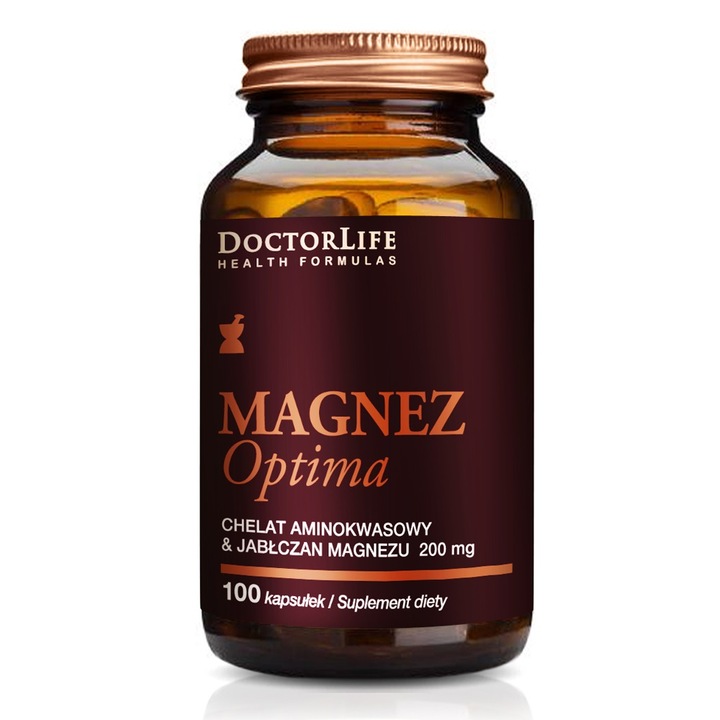 Supliment alimentar Magneziu, Doctor Life, 200 mg, 100 capsule