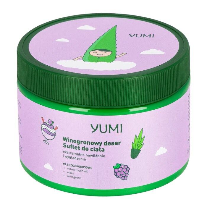 ボディクリーム yumi Crema de corp, Yumi, Body Souffle, Desert de struguri extrem de