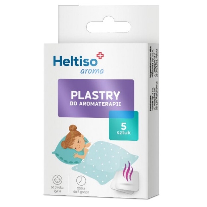 Plasturi pentru aromaterapie , Mediciane, Heltiso Aroma, 5 bucati