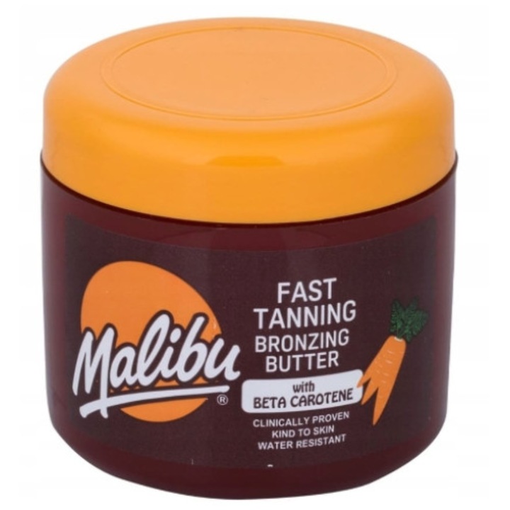 Ускорител на тен с бета-каротин, Bronzing Butter SPF4, Malibu, 300 мл