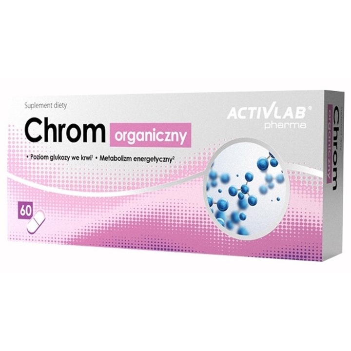 Supliment alimentar Crom organic, Activlab Pharma, 60 capsule