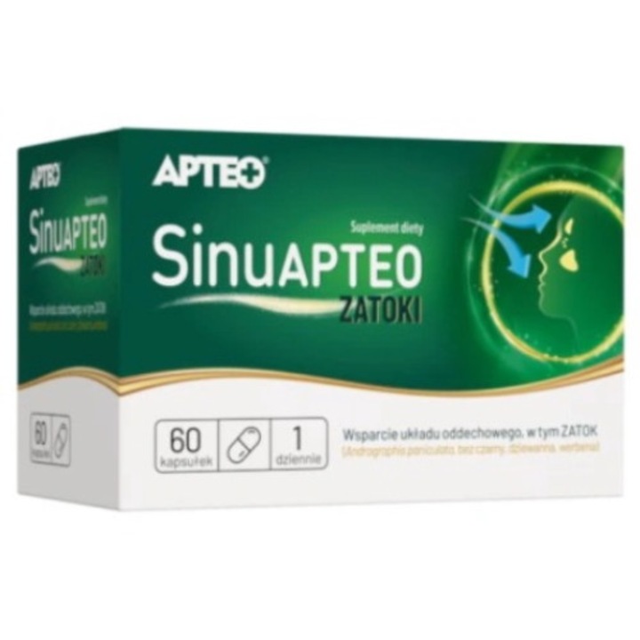 Supliment alimentar, Apteo, Sinu, 60 capsule