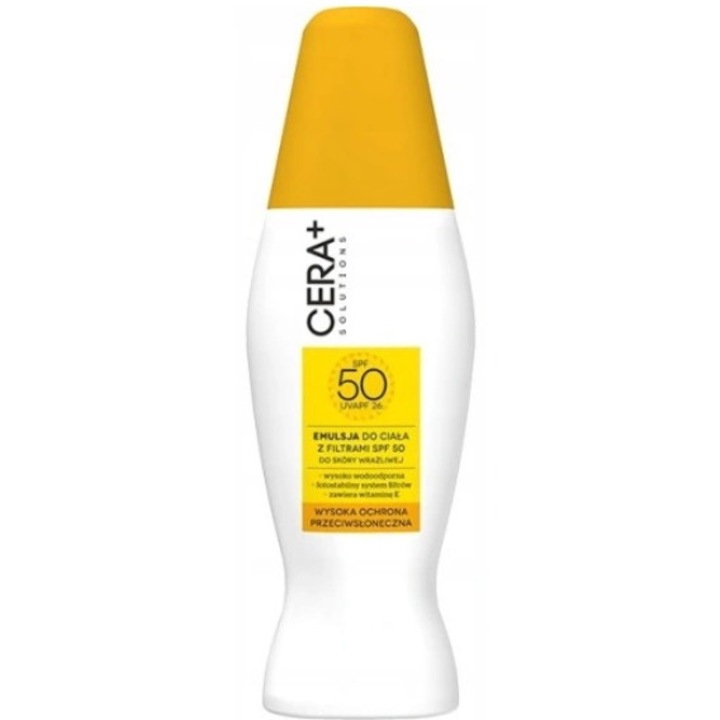 Crema solara, Cera, SPF 50, Pentru piele sensibila, 150 ml