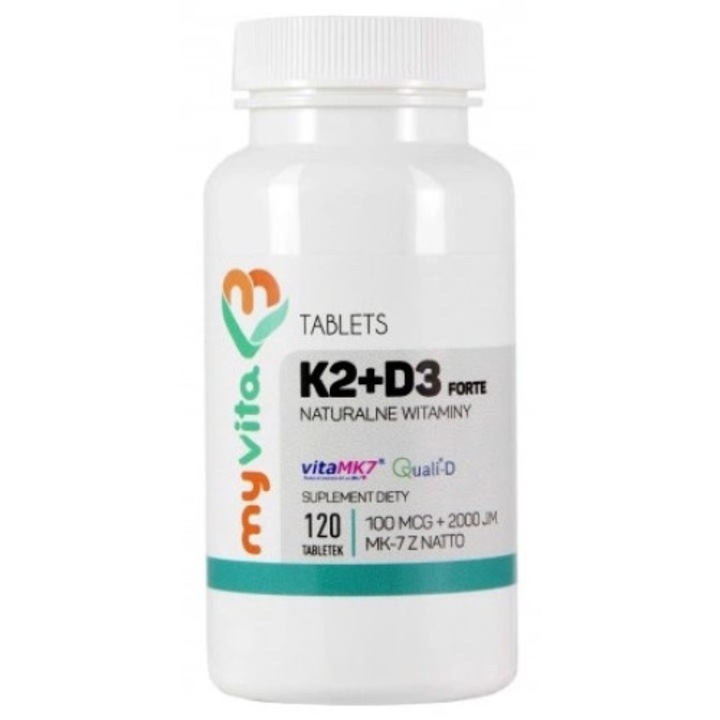 Витамин K2 + D3 Forte, Proness, 120 табл