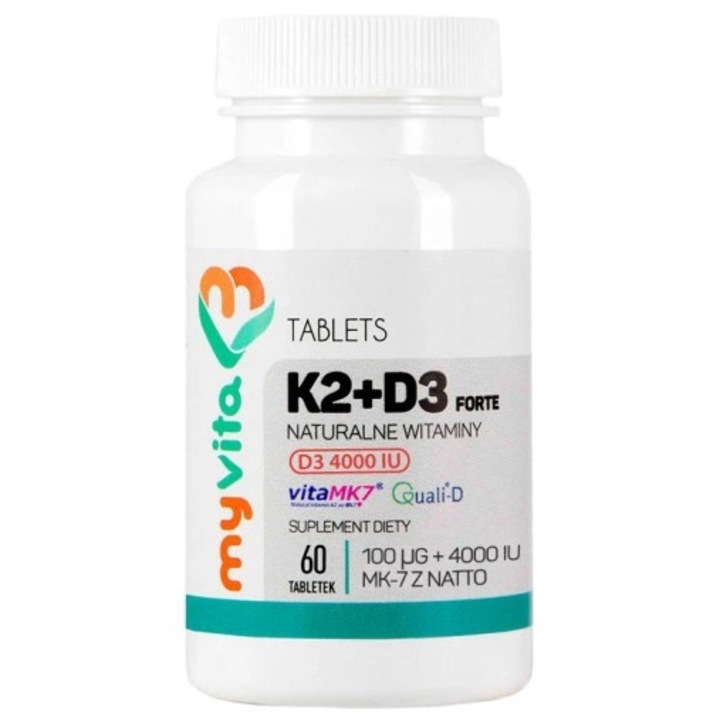 Витамин K2 + D3 Forte, Proness, 60 табл