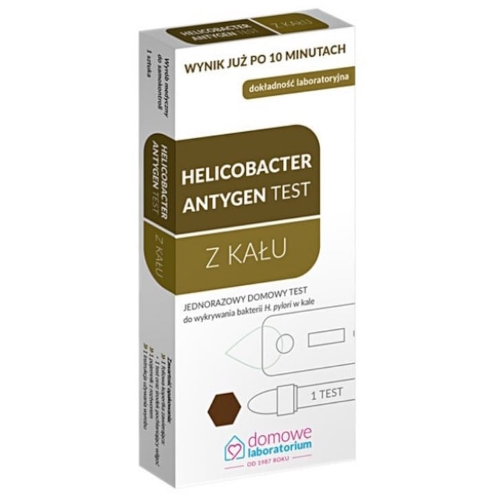 Антигенен тест Hydrex Helicobacter, Инструкции на полски