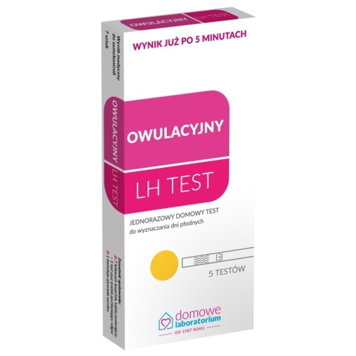 Set 5 teste de ovulatie, Domowe Laboratorium, LH