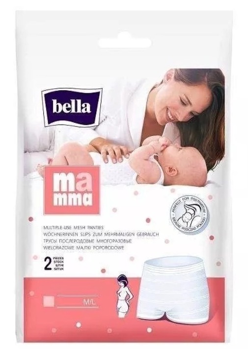Комплект 2 чифта следродилни бикини Bella Mamma, За многократна употреба, M/L