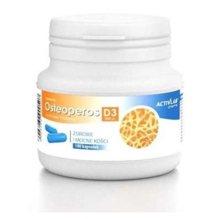 Supliment alimentar Osteoperos D3 2000 UI, ActivLab, 100 capsule