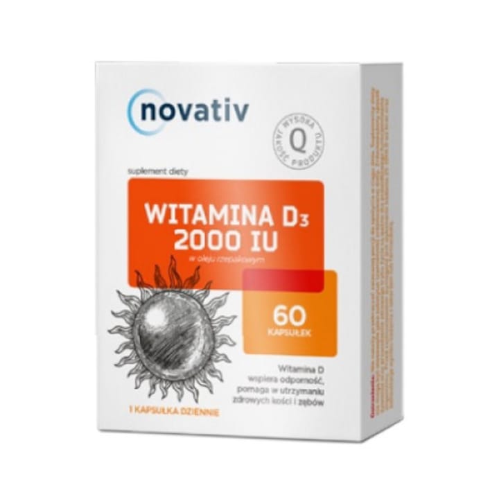 Витамин D3, Medicinae, 60 капсули