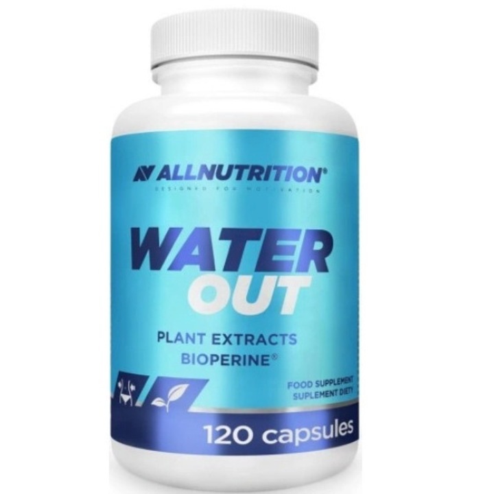 Хранителна добавка Allnutrition Water Out, 120 капсули