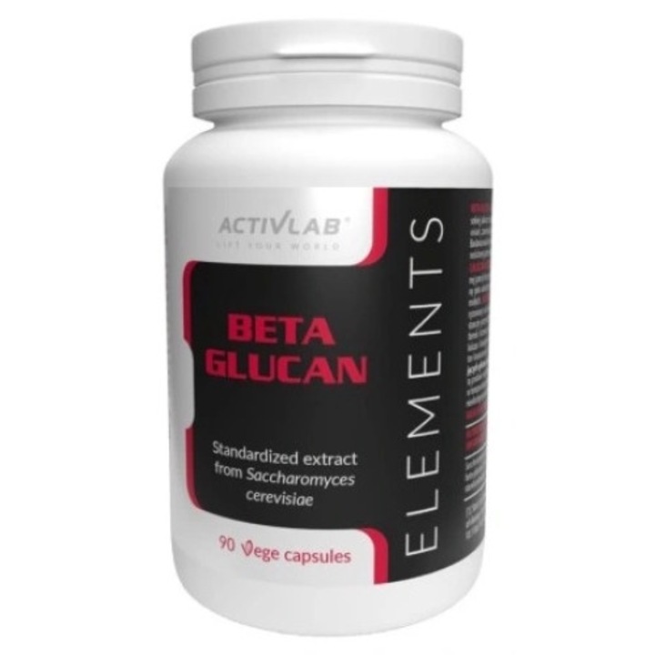 Supliment alimentar, ActivLab, Elements Beta Glucan, 90 capsule