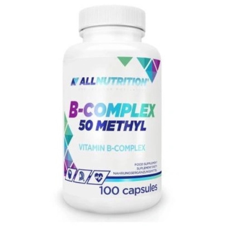 Supliment alimentar Allnutrition B-Complex 50 Methyl, 100 capsule