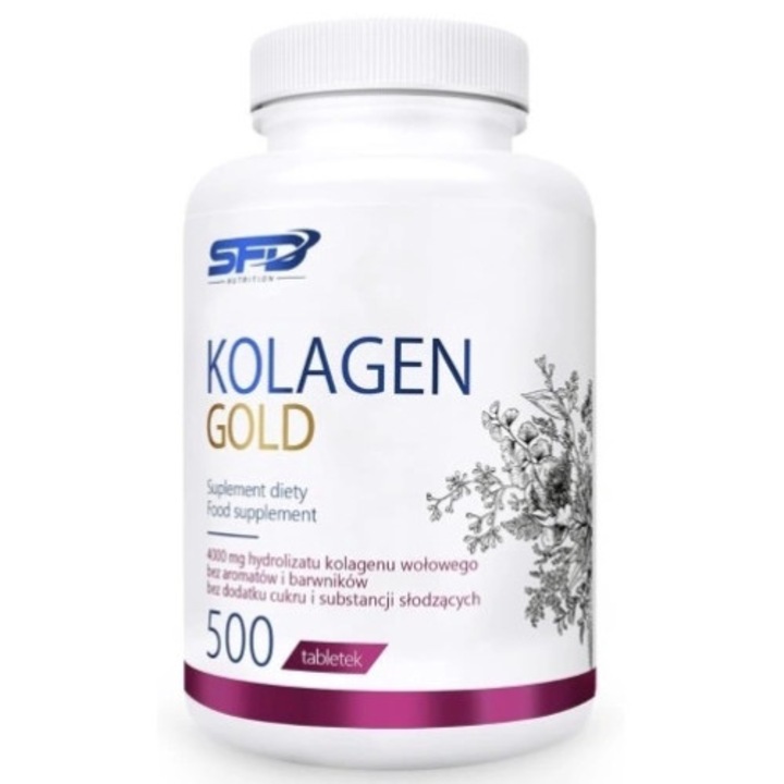 Supliment alimentar Collagen Gold, SFD, 500 de tablete - eMAG.ro