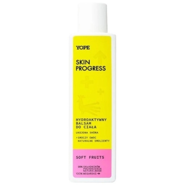 Lotiune de corp hidroactiva, Yope, Skin Progress, Fructe moi, 200 ml