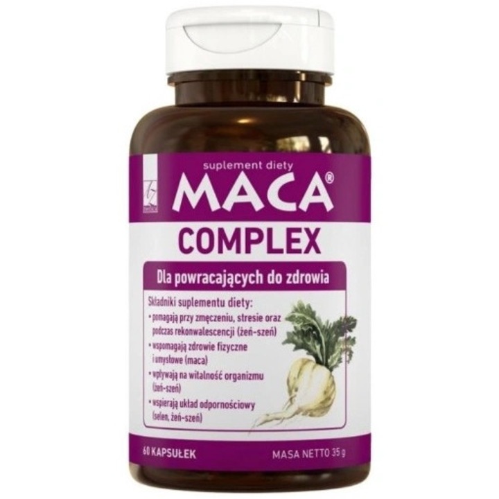 Хранителна добавка, AZ Medica, Maca Complex, 60 капсули