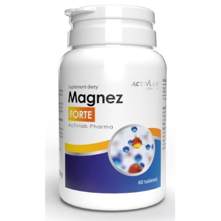 Supliment Magnesium Forte, Activlab, 60 de tablete
