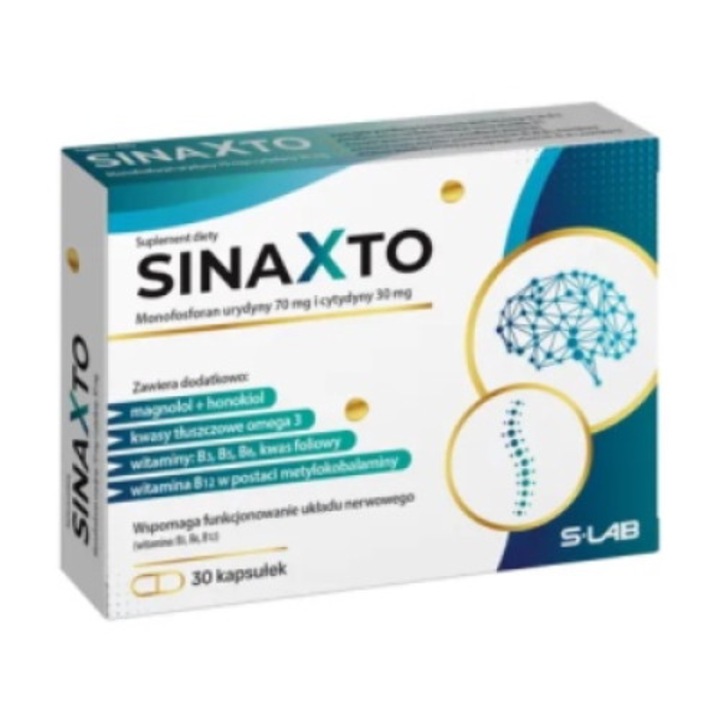 Supliment alimetnar Sinaxto, S-Lab, 30 capsule