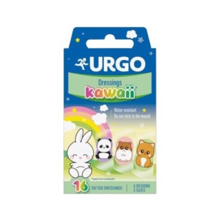 Set 16 plasturi pentru copii, Urgo, 3+