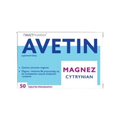 Supliment alimentar Avet Pharma Magnesium Citrate 50 tablete