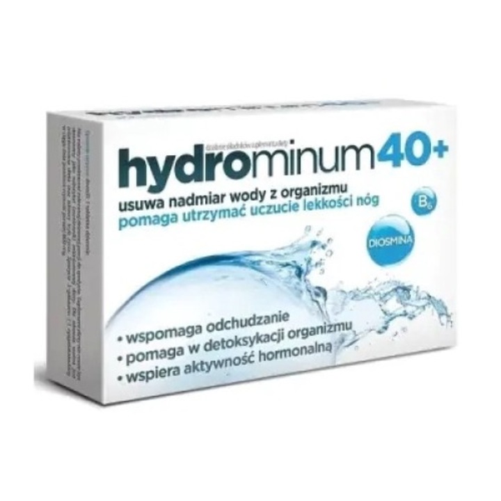Étrend-kiegészítő Aflofarm Hydrominum 40+, 30 tabletta