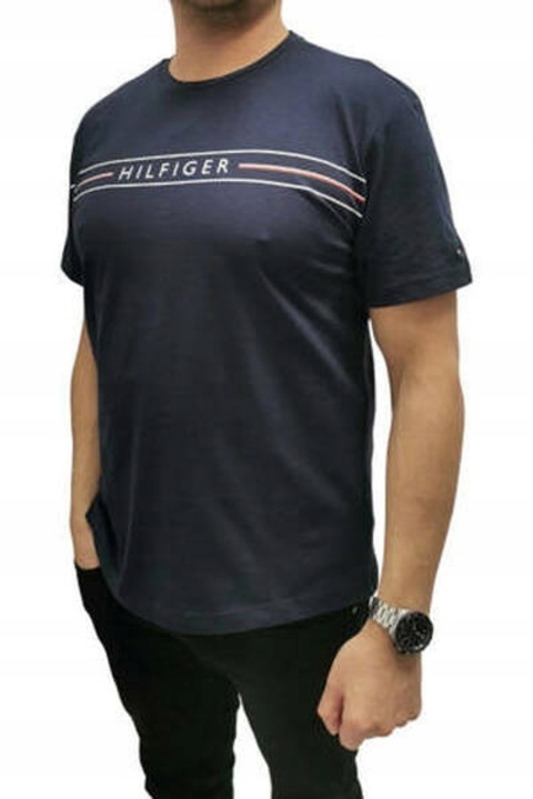 Мъжка тениска, Tommy Hilfiger, памук, многоцветен - 65488, Многоцветен