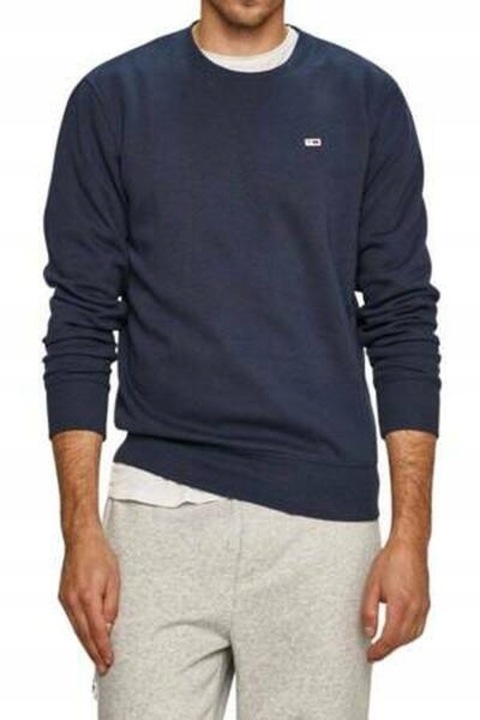 Bluza barbati, Tommy Jeans, Bumbac, Bleumarin, XL INTL