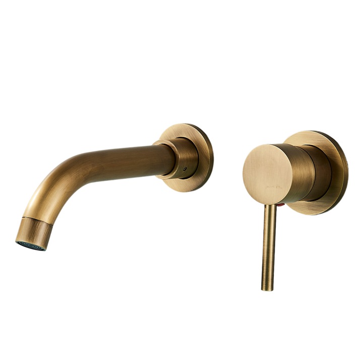 Csaptelep fürdőszobába, Ari, Sárgaréz/Kerámia, Arany