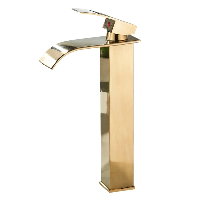 Baterie lavoar baie, Ari, Alama, Cascada, Duza fixa, Auriu