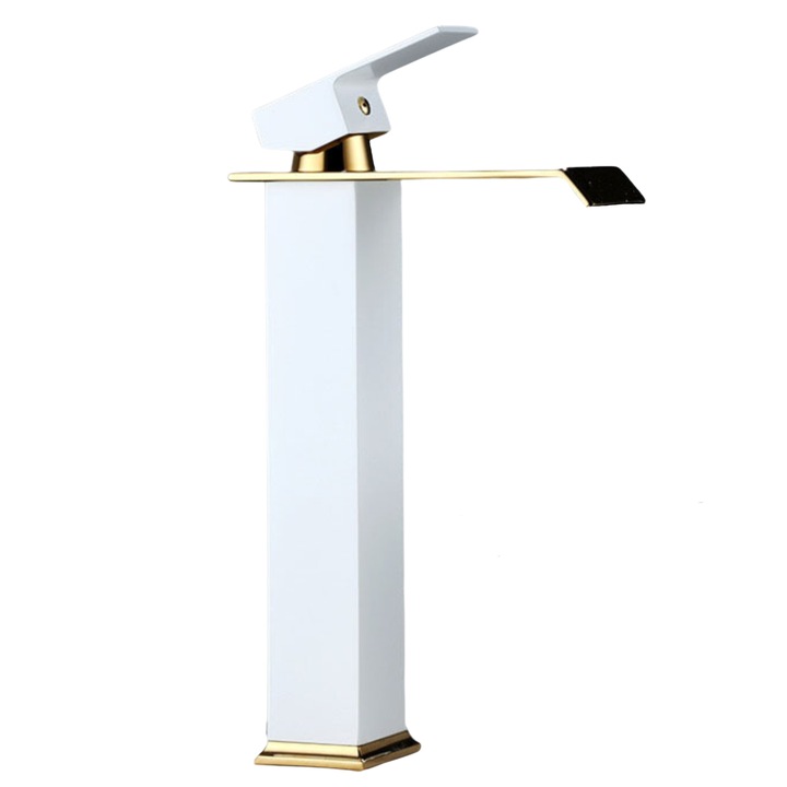 Fürdőszobai csaptelep, Ari, Fix, Fehér/Arany