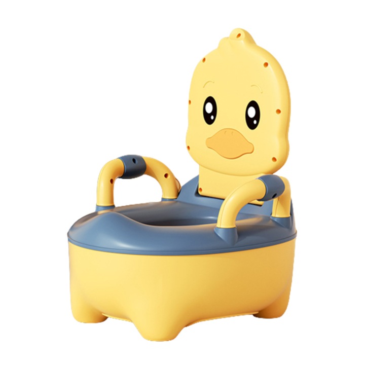 Gyermek WC ülőke, WEPZSXO, Műanyag, Mintás, Sárga/Kék