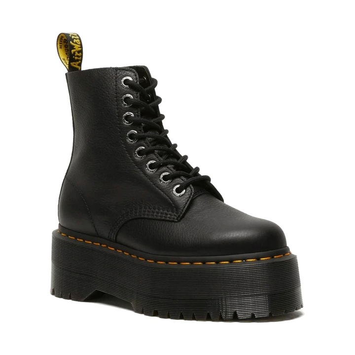Női csizma, DrMartens, bőr, fekete