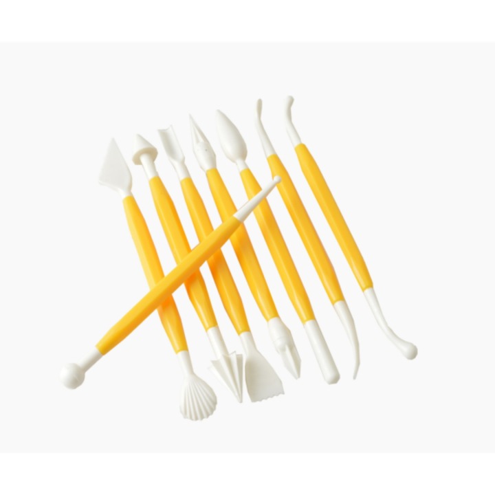 Set 8 ustensile de decorat fondat/martipan Perfect home