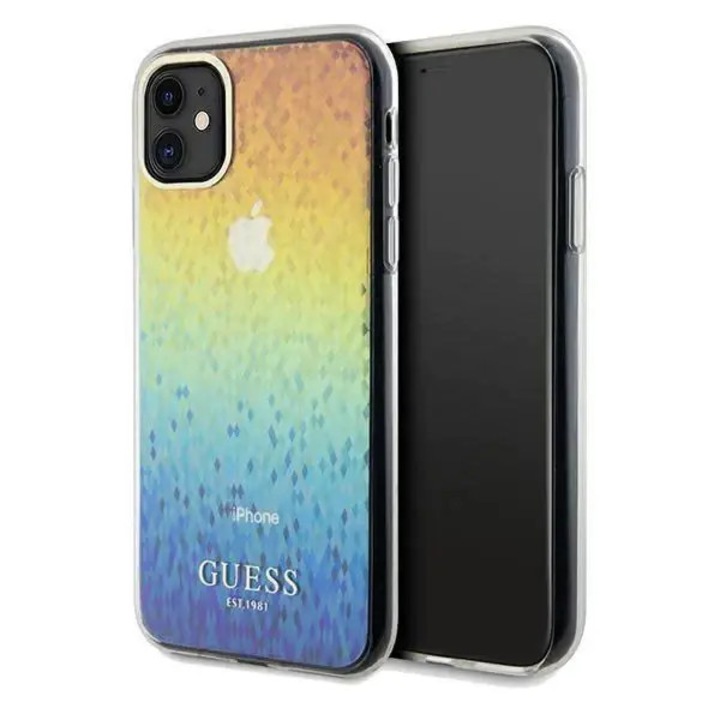 Husa telefon, Guess, Compatibil cu iPhone 11/XR, Multicolor