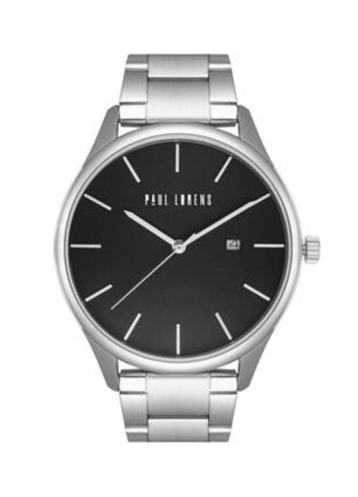 Ceasuri barbati analog, Paul Lorens, Siolver, argint, One size