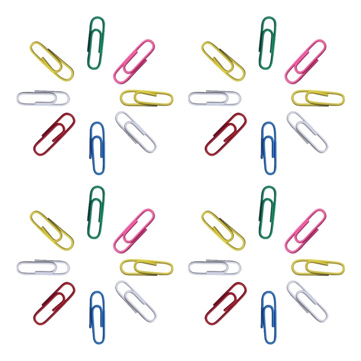 Комплект 400 щипки, Longziming, метални, 28 мм