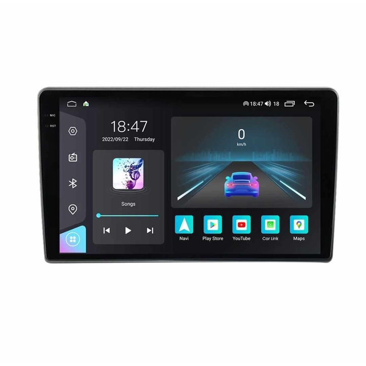 Navigatie Multimedia, ZT1, Pentru Opel Zafira B/Astra H 2005-2014, Android 12, 2GB, 16GB, Negru
