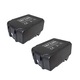 Kit incarcator dual cu acumulatori PNI DCH218, cu doua porturi USB, include 2 acumulatori 18V 5Ah