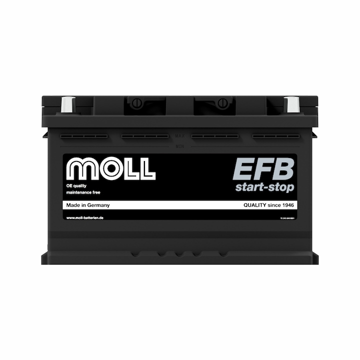 Акумулатор, MOLL, Start-Stop, EFB, 12V, 84AH