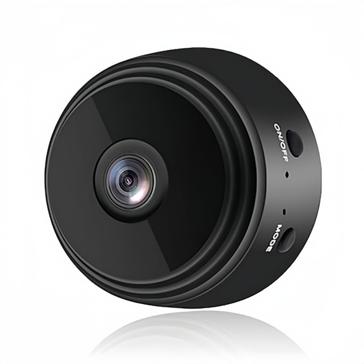 Мини безжична камера, 1080P, черна