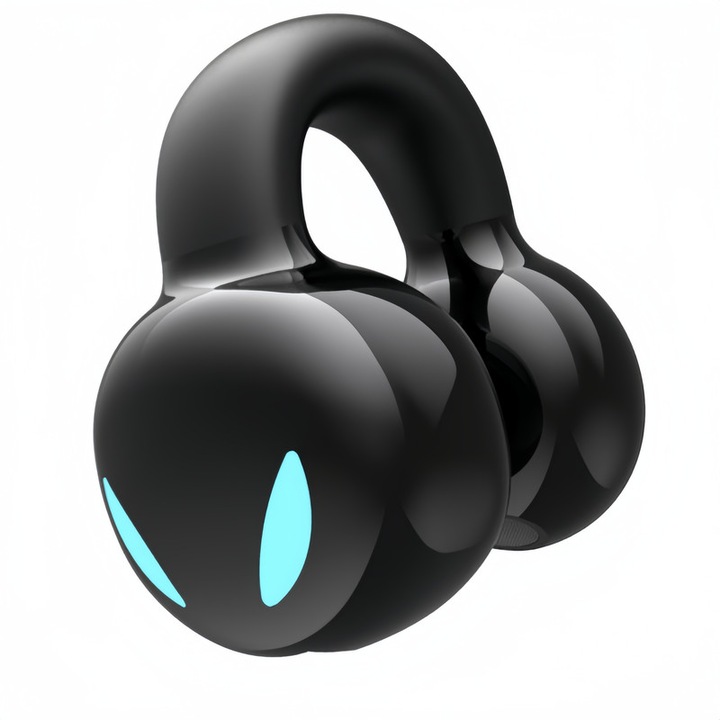 Vezeték nélküli Bluetooth fülhallgató, fekete