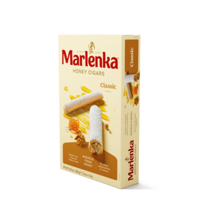 Rulouri cu nuci si miere Marlenka 250g