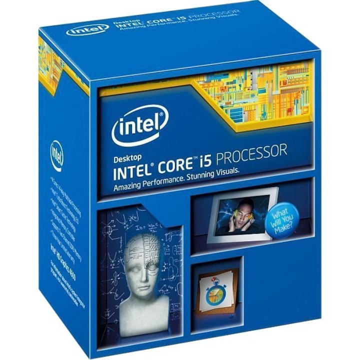 Intel® Core™ i5-4460 Processzor, 3.2GHz, Haswell, 6MB, Socket 1150, Box