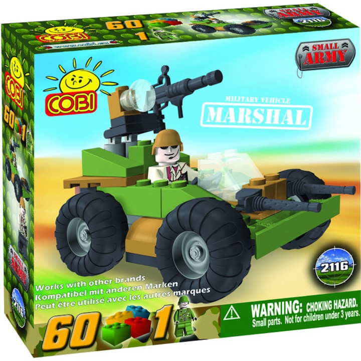 Конструктор Cobi Militay Vehicle Marshal, Small Army, 60 части