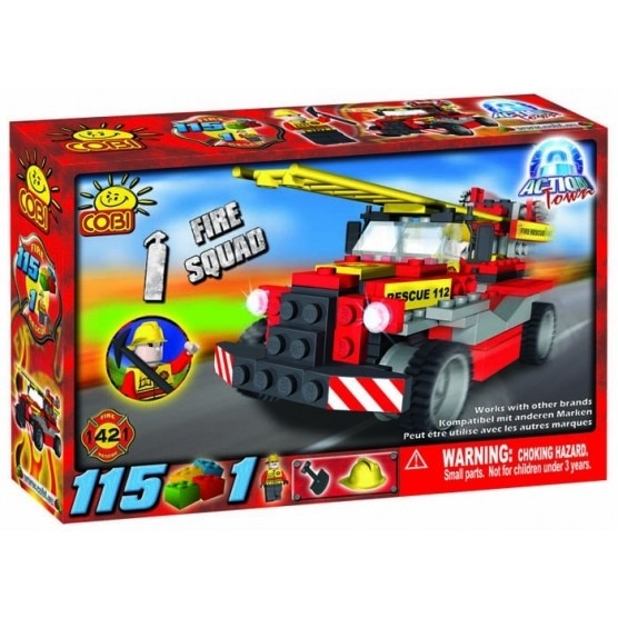 Jucarie Masina de pompieri rosie - Cobi