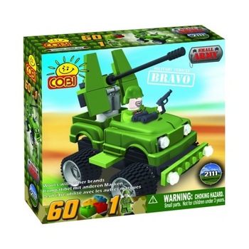 Set de construit Cobi Masina militara Bravo, 60 piese Set de construit Cobi Masina militara Bravo, 60 piese