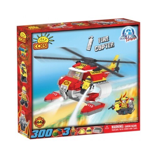 Jucarie Elicopter pompieri rosu - Cobi