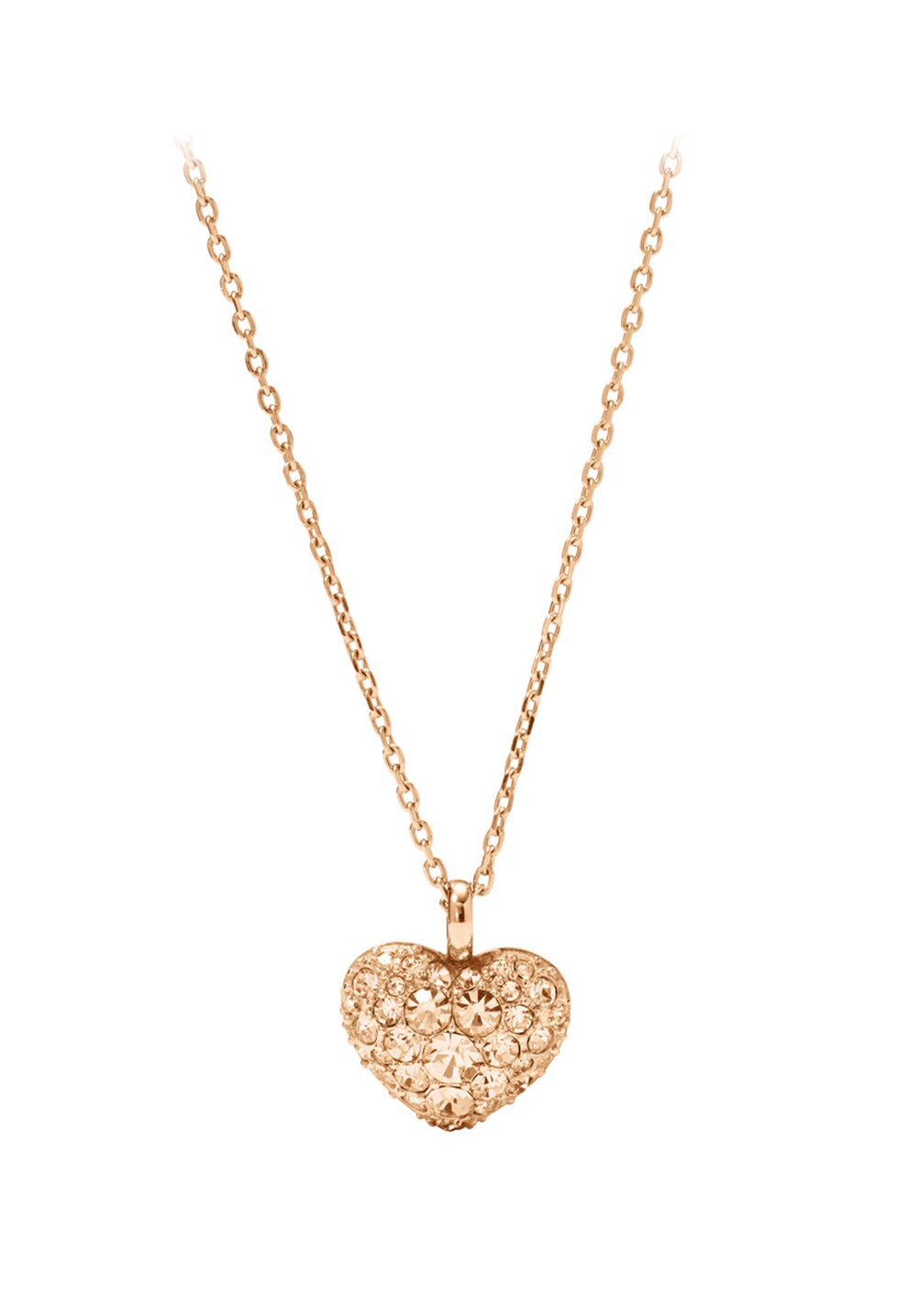 Fossil Colier auriu rose