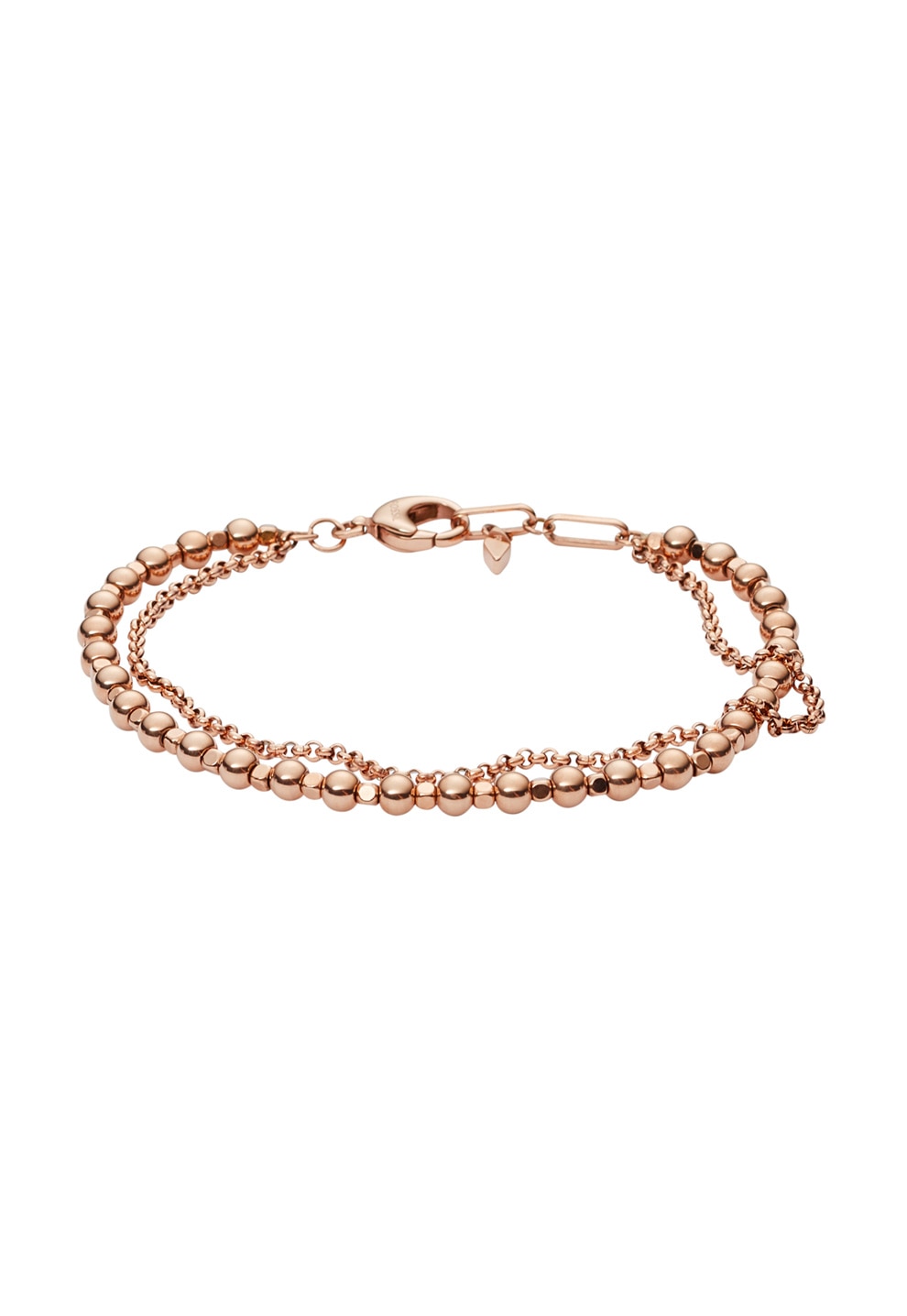 Fossil Bratara auriu rose